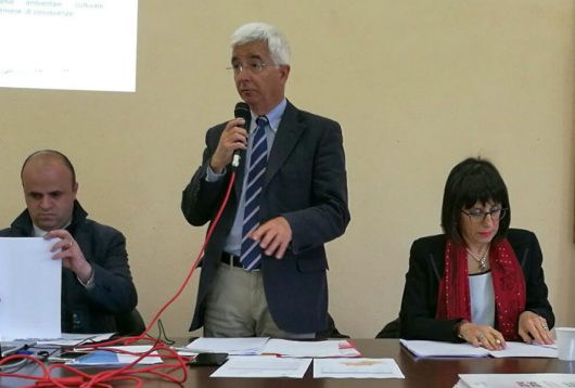 Raffaele Paci e Donatella Spano a Bitti con il sindaco Ciccolini
