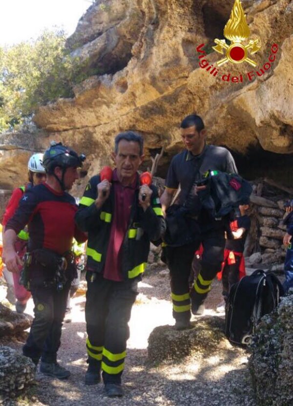 Le operazioni di soccorso all'escursionista venezuelana