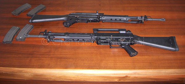Alcune delle armi sequestrate in Ogliastra