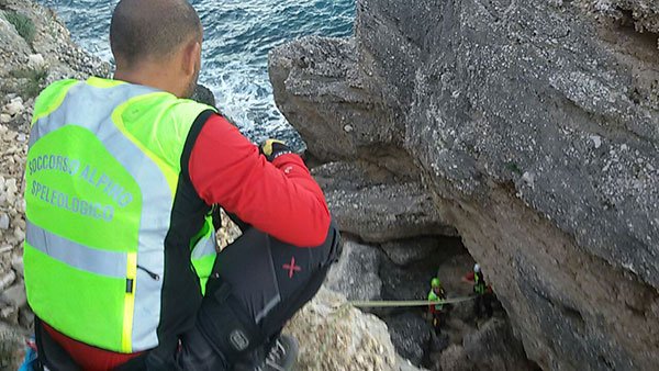 CNSAS: il salvataggio dell'escursionista infortunata