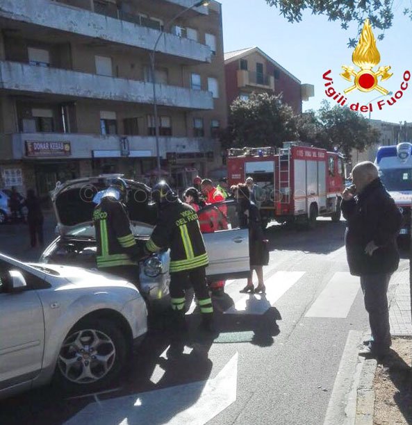 Nuoro, l'incidente in via Mannironi