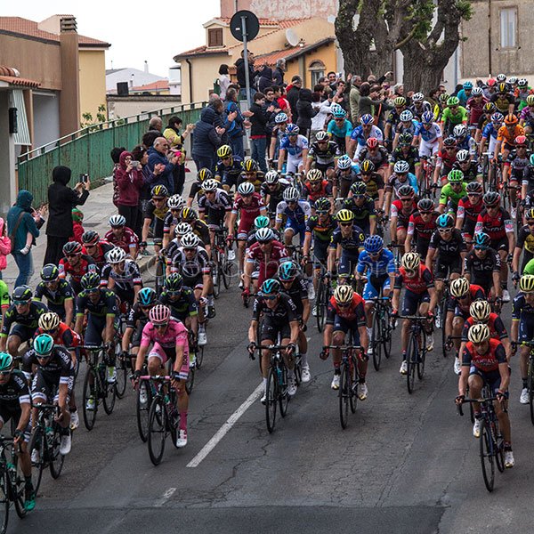 Nuoro, il passaggio del 100° Giro d'Italia