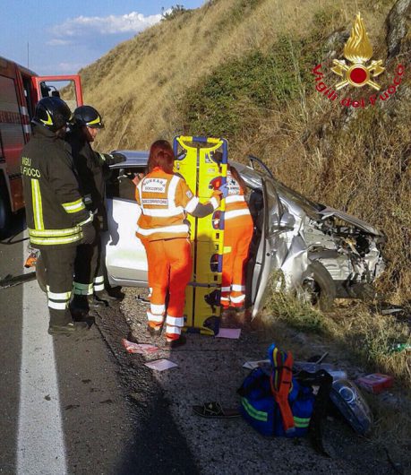 La scena dell'incidente