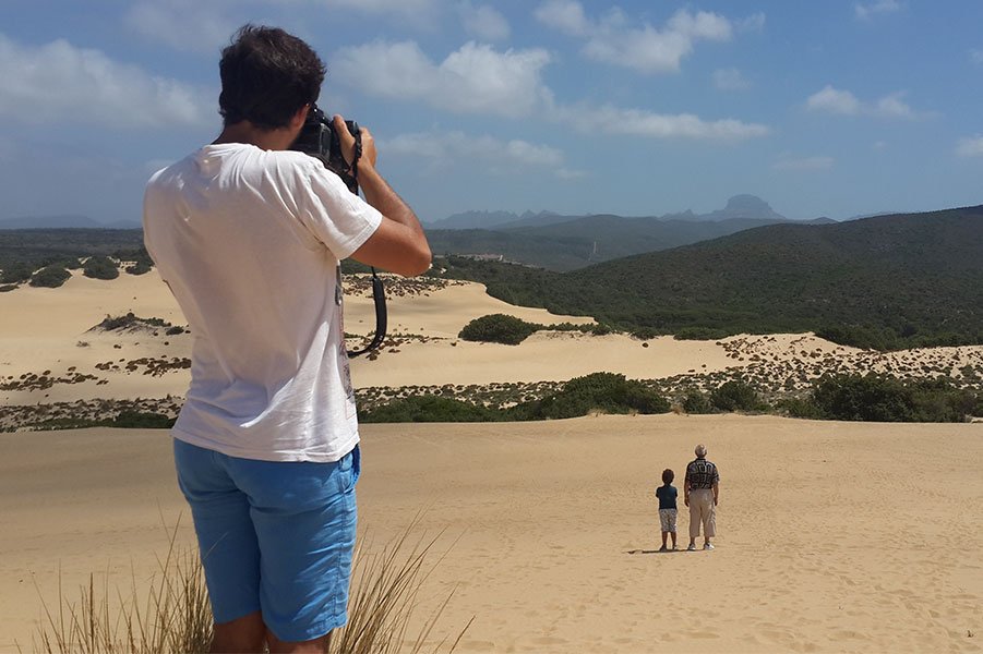Backstage fotografico a Piscinas