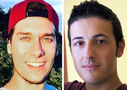 Due delle tre vittime italiane: Luca Russo e Bruno Gulotta