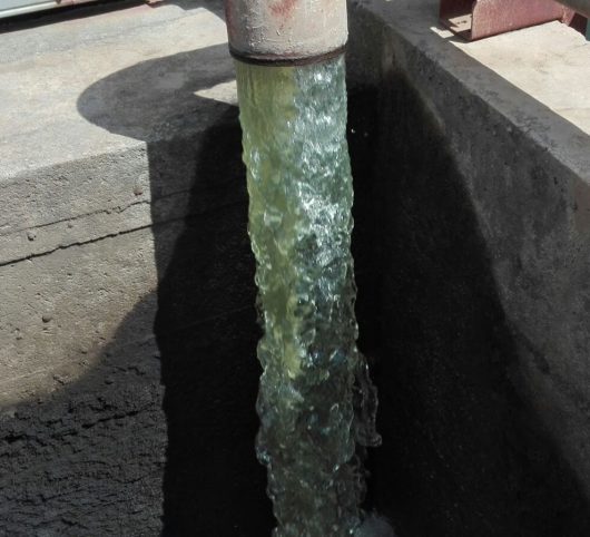 Una parte dal potabilizzatore