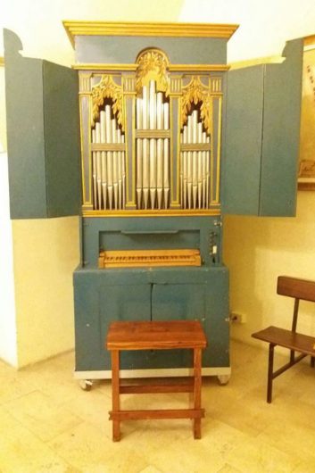 L'organo della chiesa di San Nicola 