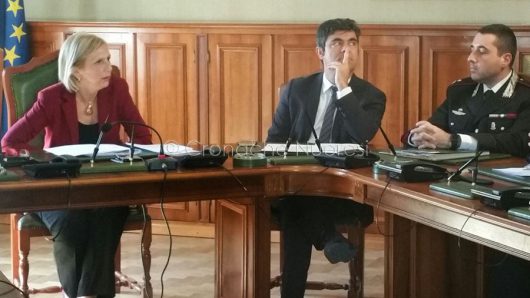 Il comitato sulla pubblica sicurezza avvenuto oggi in Prefettura (foto C.Nuoresi)