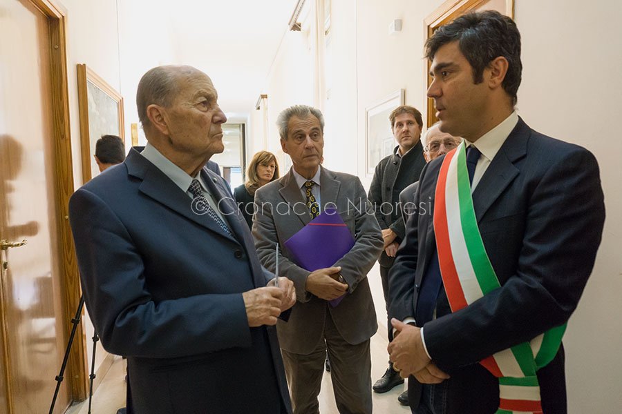 La visita a Nuoro del presidente della Corte Costituzionale Paolo Grossi (foto S.Fara)