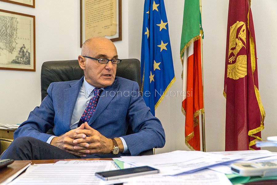 Il questore di Nuoro Massimo Alberto Colucci (foto S.Novellu)