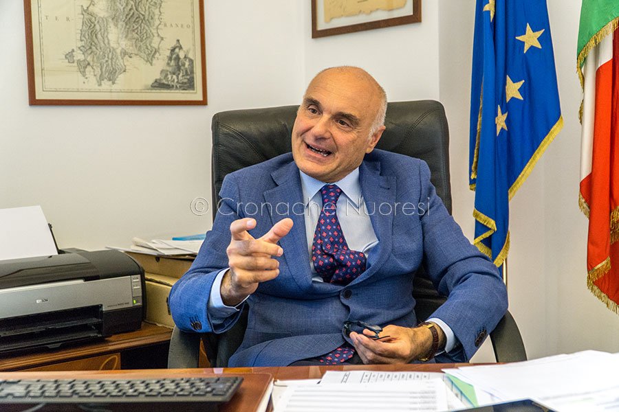 Il questore di Nuoro Massimo Alberto Colucci (foto S.Novellu)