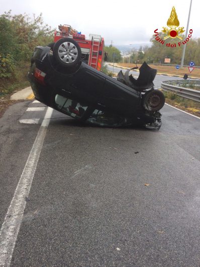 La scena dell'incidente