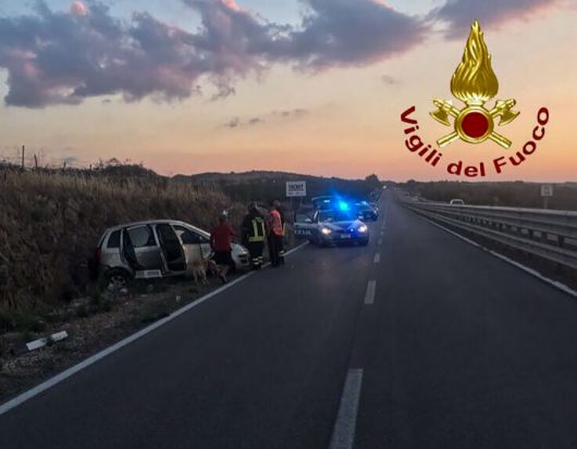La scena dell'incidente