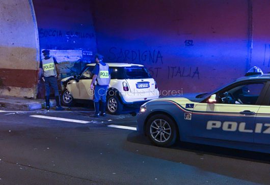 La scena dell'incidente