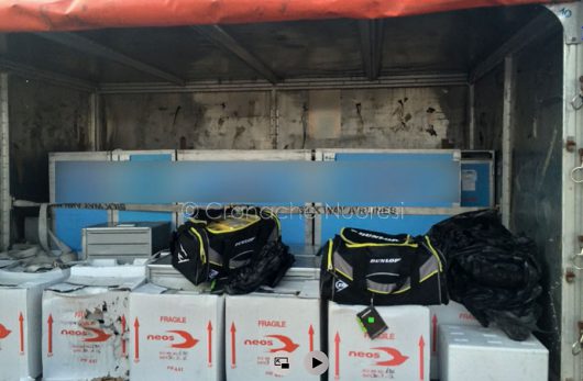 Un aparte della droga sequestrata