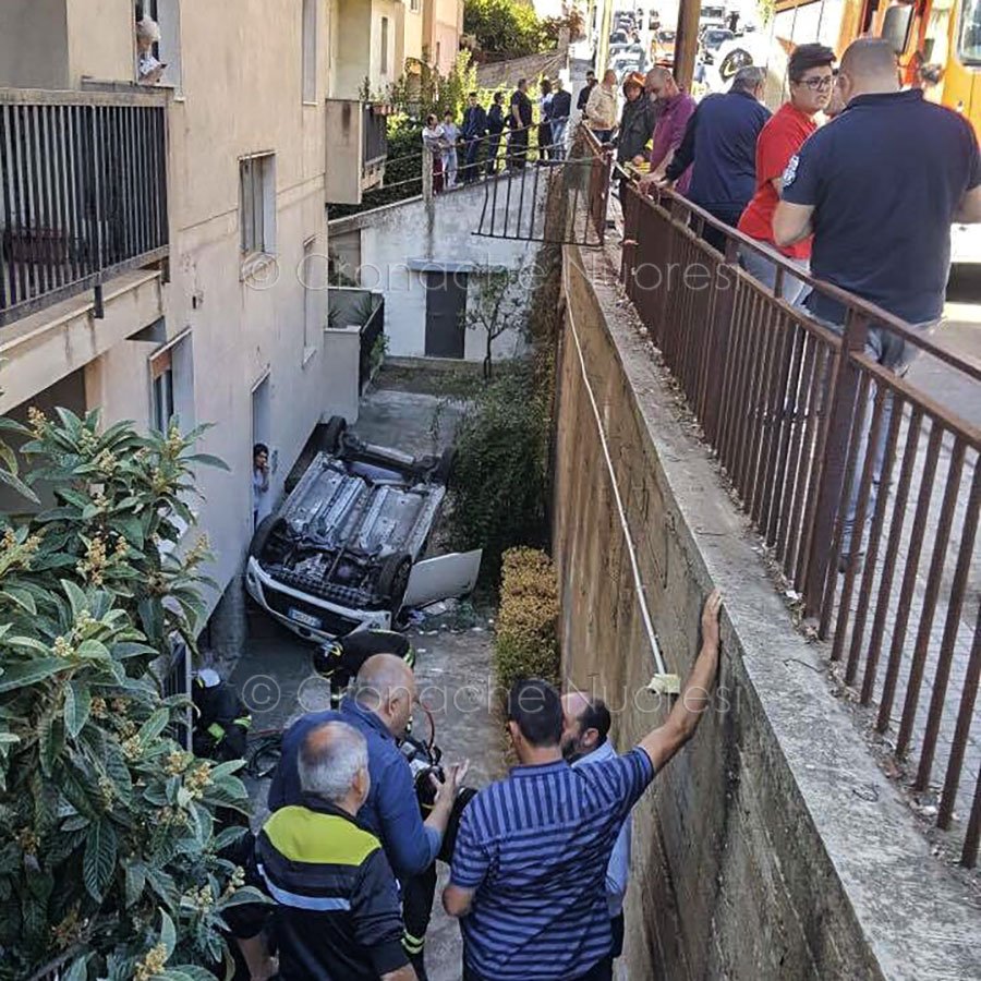 L'incidente in via Ichnusa a Nuoro