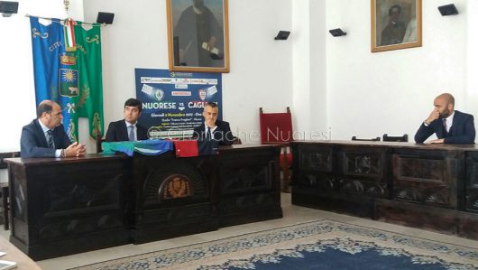 La conferenza stampa sulla partita Nuorese e Cagliari