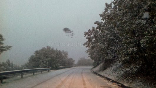 Neve sulla Fonni-Desulo