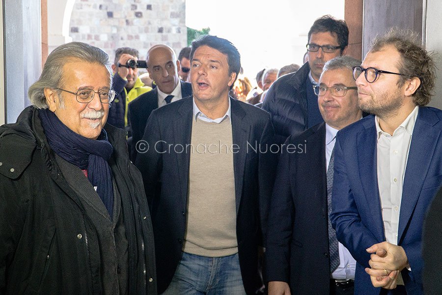 Matteo Renzi in visita a Nuoro (© foto S.Novellu)