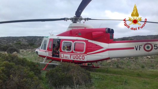 L'elisoccorso dei Vigili del fuoco