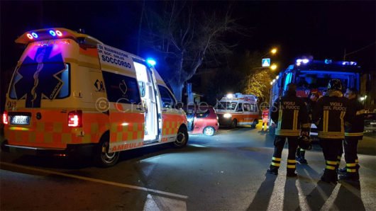 Orosei, la scena dell'incidente