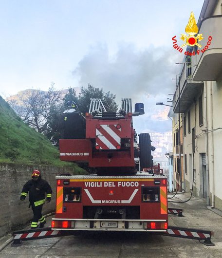 Bitti, l'intervento dei VVFF