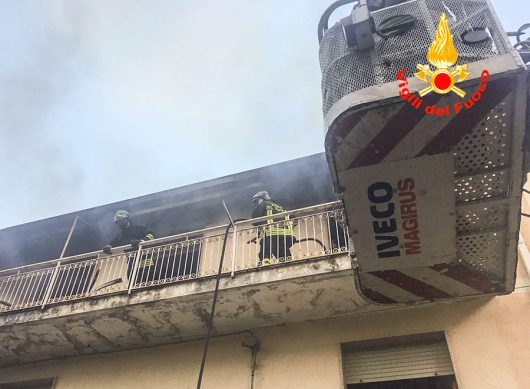 Bitti, l'intervento dei VVFF