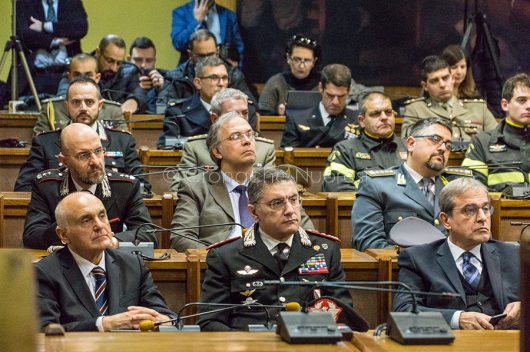 Consegna delle chiavi della Caserma di Prato Sardo (© foto S.Novellu)