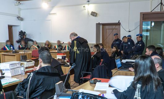 Un momento dell'udienza odierna per Processo Monni-Masala (foto Cronache Nuoresi)