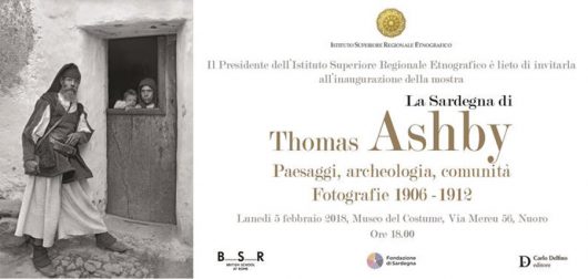 ISRE. “La Sardegna di Thomas Ashby. Paesaggi Archeologia Comunità. Fotografie 1906-1912”