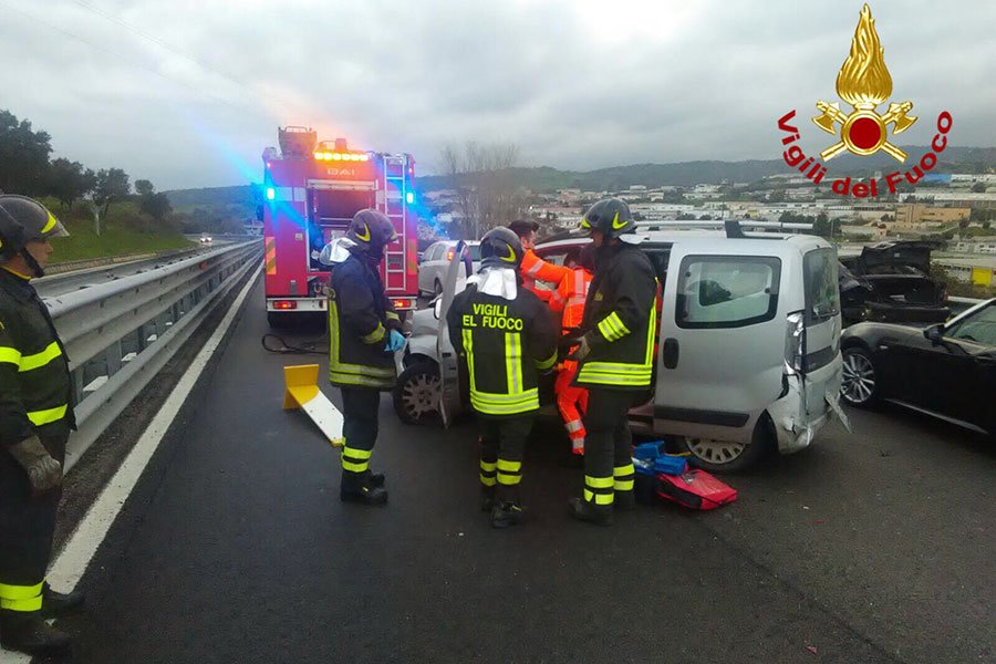 La scena dell'incidente