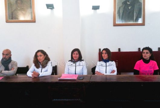 Alcune atlete dell'Amatori Nuoro e la dottoressa Brusasca (foto C.Nuoresi)