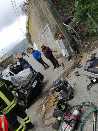 Ovodda, la scena dell'incidente