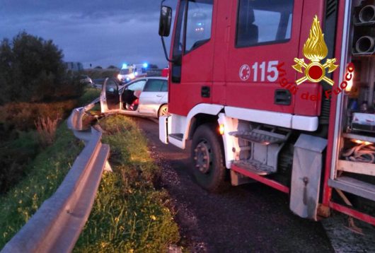 La scena dell'incidente