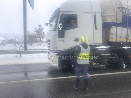 La Polizia Stradale sulla 389