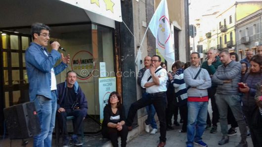 Macomer, presentazione della lista M5s (foto P.G.Vacca)