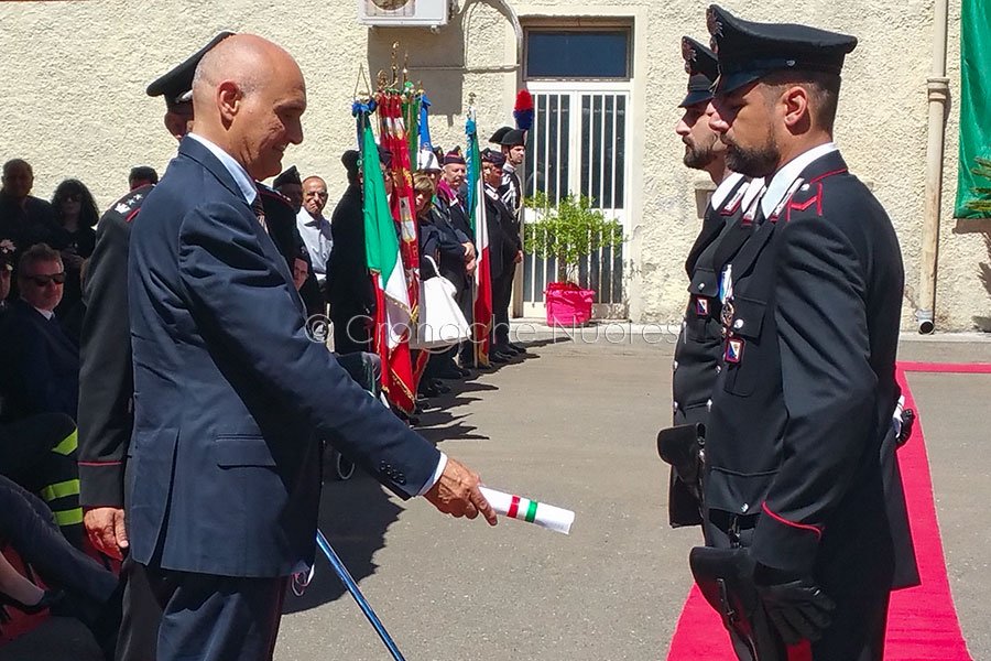 Nuoro, 204° anniversario della fondazione dell'Arma dei Carabinieri (foto Cronache Nuoresi)