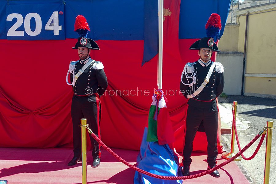 Nuoro, 204° anniversario della fondazione dell'Arma dei Carabinieri (foto Cronache Nuoresi)