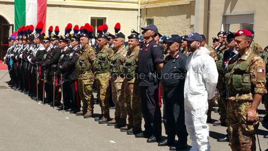 Nuoro, 204° anniversario della fondazione dell'Arma dei Carabinieri (foto Cronache Nuoresi)