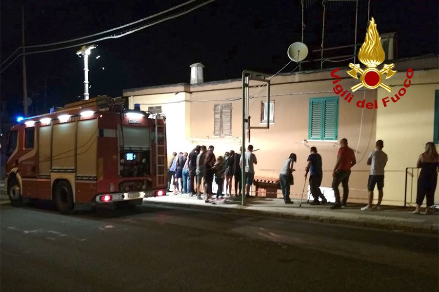 Nuoro, la scena dell'incidente