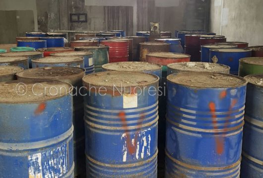 L'ingresso agli stabilimenti di Ottana (Foto C.Nuoresi)