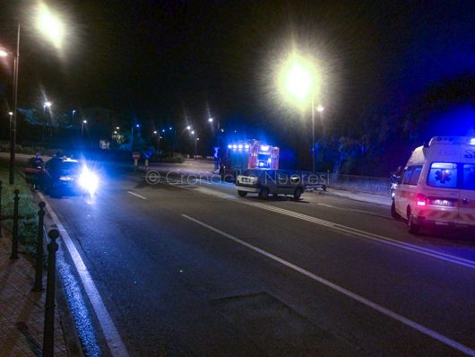 Nuoro, incidente in via Mannironi (foto Cronache Nuoresi)