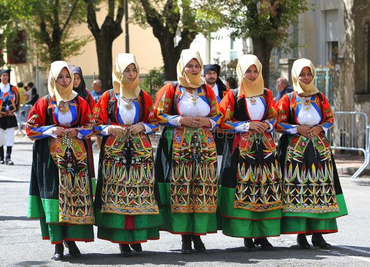 Redentore 2018, sfilata degli abiti tradizionali (foto A.Lauria - © Cronache Nuoresi)