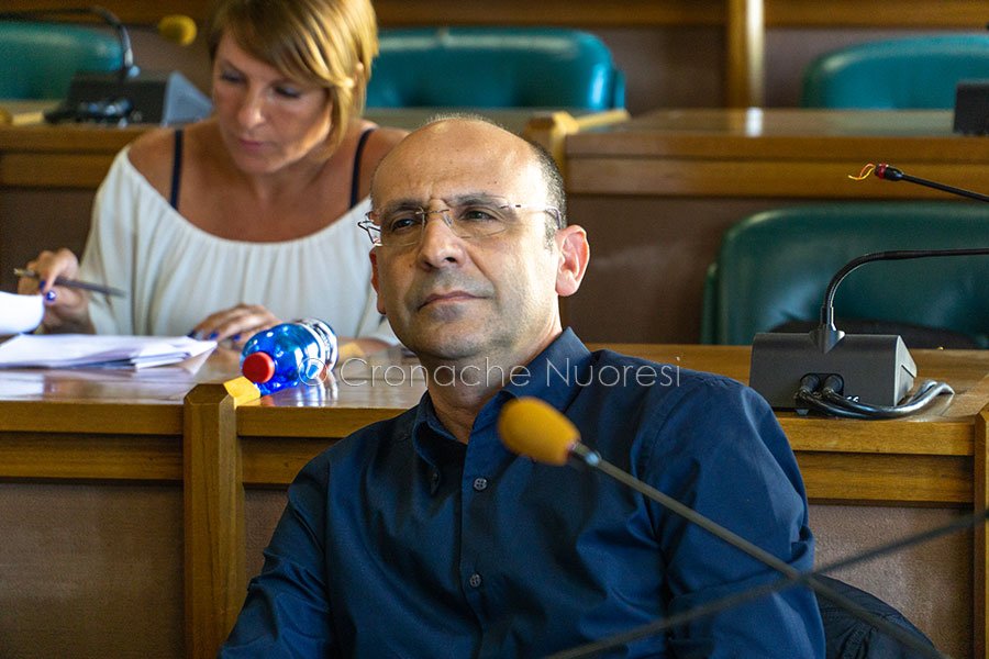 Il Consigliere di Opposizione Leonardo Moro (foto S.Novellu)