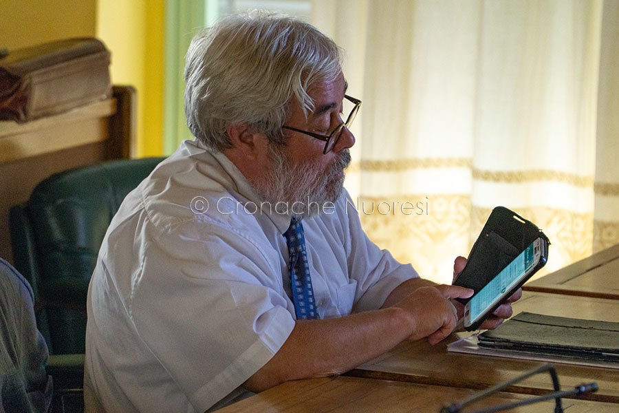 Il consigliere di Opposizione Basilio Brodu (© foto S.Novellu)