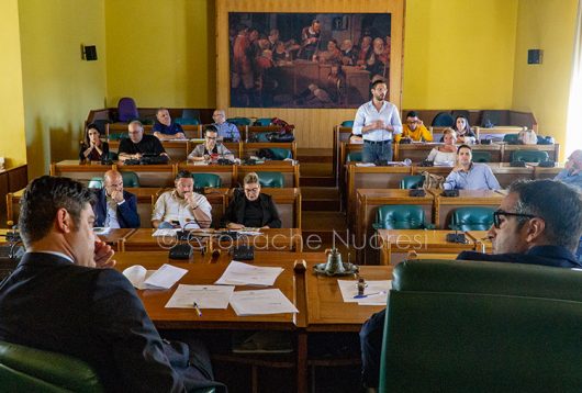 Un momento della seduta consiliare odierna (foto S.Novellu)