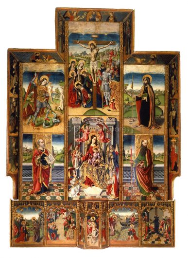 ll retablo di Tuili, opera del Maestro di Castelsardo