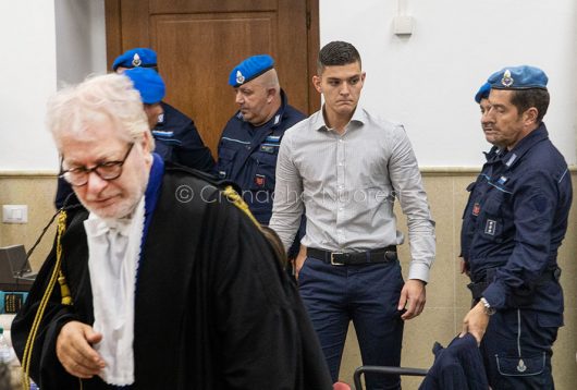 Alberto Cubeddu dopo la deposizione(foto S.Novellu)