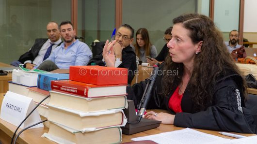L'intervento dell'avvocato Caterina Zoroddu (foto S.Novellu)