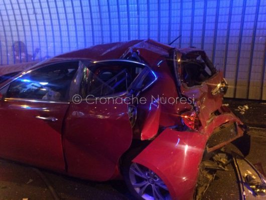 Nuoro, la scena dell'Incidente alla galleria di Prato Sardo